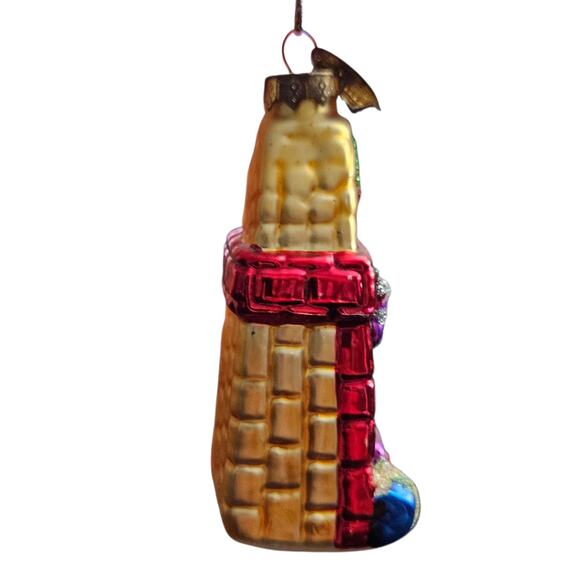 Christopher Radko Fireplace Mantel Christmas Ornament 3" Handblown Glass - Picture 3 of 6